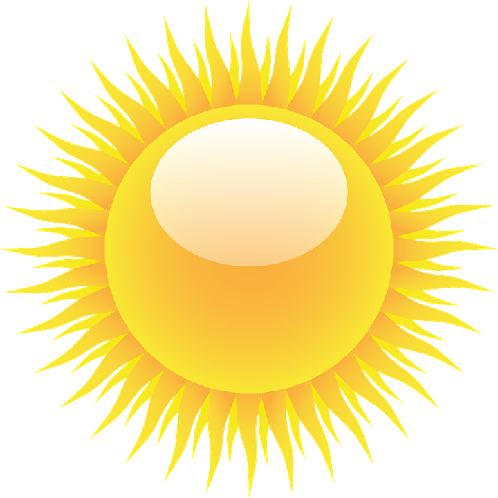 Sun Rays Light - Clip Art (720x720), Png Download