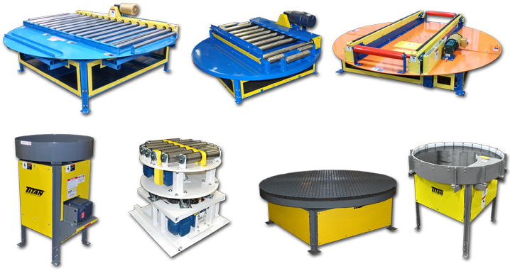 Turntable Conveyors - Turning Table Belt Conveying (720x396), Png Download