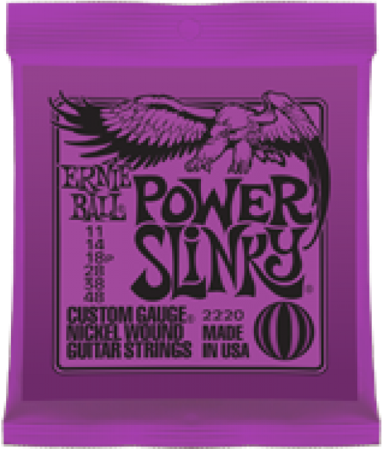 Ernie Ball Power Slinky 11-48 - Ernie Ball Power Slinky 11 48 (650x650), Png Download