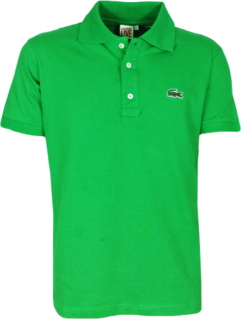 Camisa Polo Lacoste L Ve Masculina Verde - Green T Shirt (340x450), Png Download