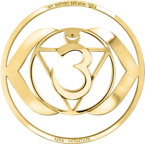 Chakra Ajna/intuition Cover Insignia 33mm - Forehead (800x800), Png Download