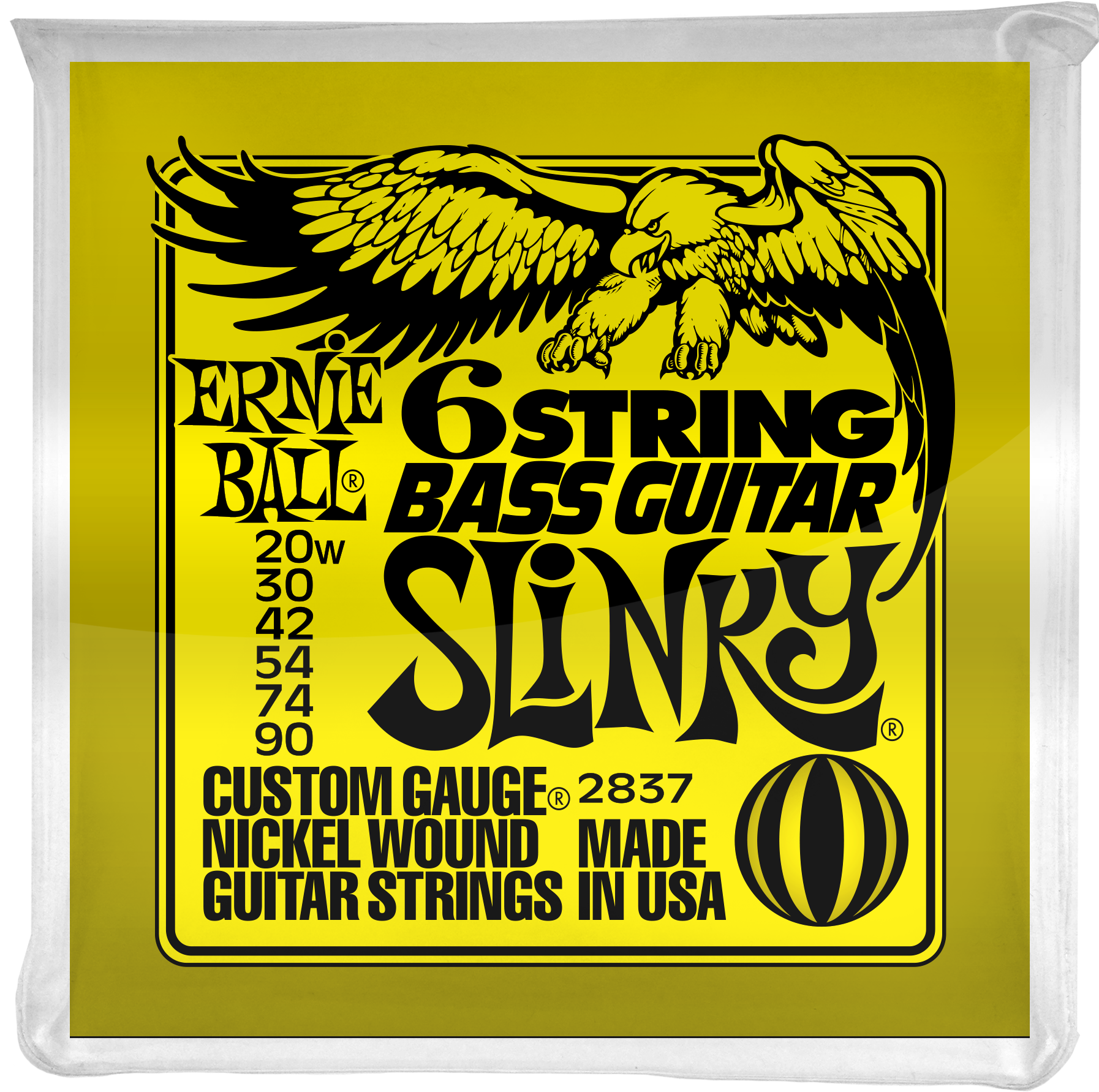 Ernie Ball Baritone Slinky (1813x1802), Png Download