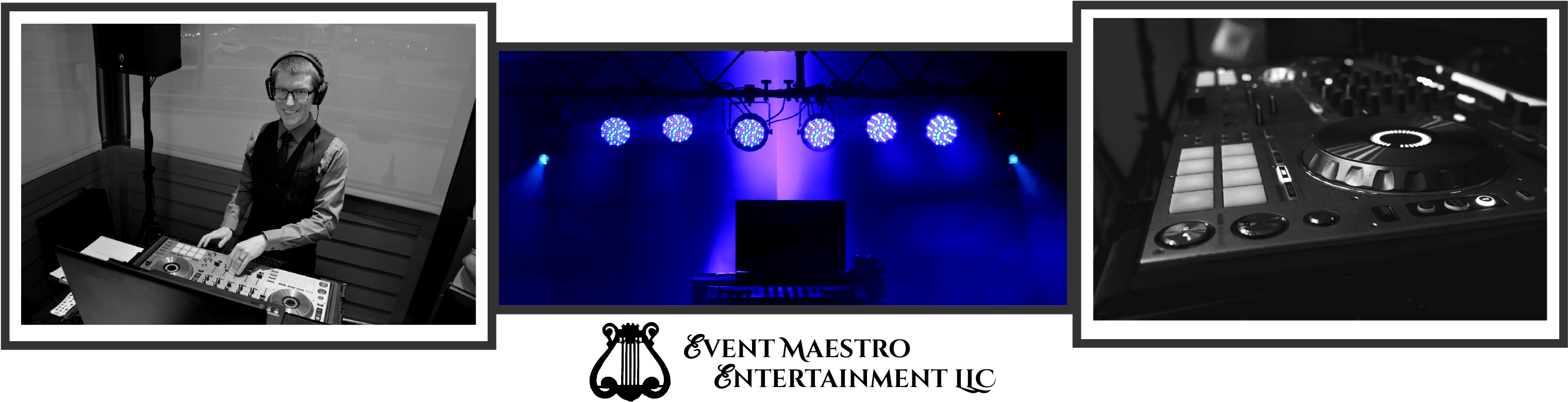 Event Maestro Entertainment Llc - Music Clip Art (3083x800), Png Download