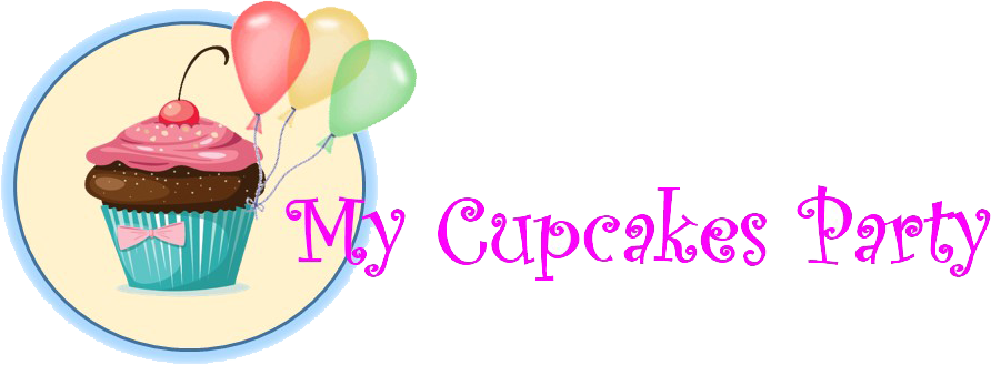 My Cupcakes Party - Our Little Cupcake Round Stickers (892x329), Png Download