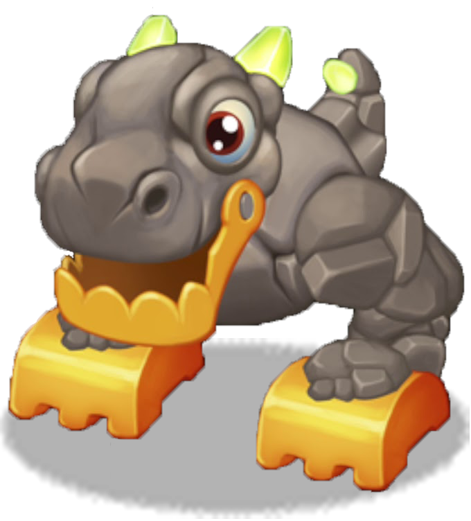 Baby T-rox - My Singing Monsters (680x752), Png Download