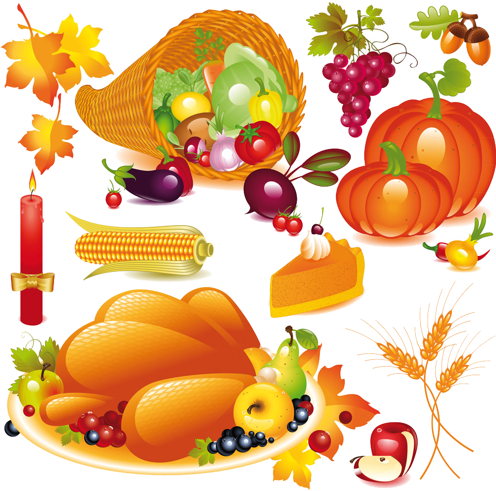 Cornucopia Clipart Vegetarian - Vector Graphics (1000x1000), Png Download
