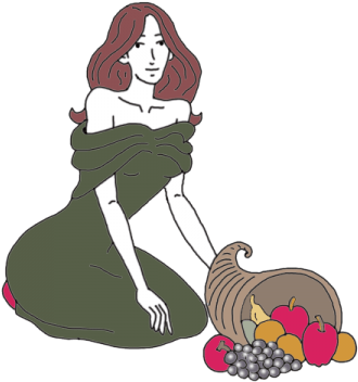 Cornucopia - - Cartoon (450x450), Png Download
