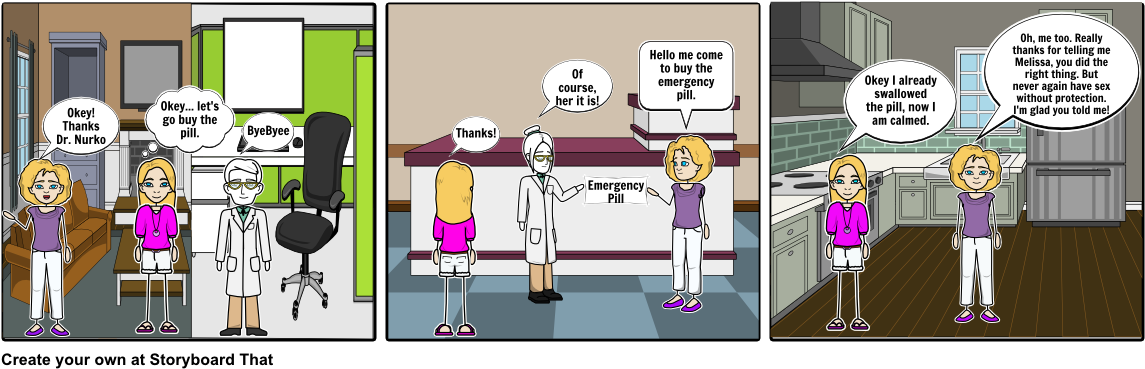 Emergency Pills Second Part - Cartoon (1164x385), Png Download