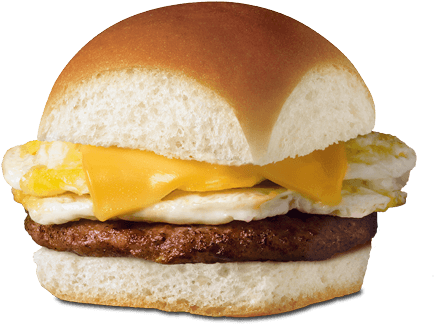 Sausage, Egg & Cheese Slider - Egg & Cheese Slider (471x384), Png Download