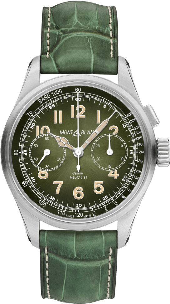Montblanc 1858 Monopusher Chronograph Le (1000x1000), Png Download
