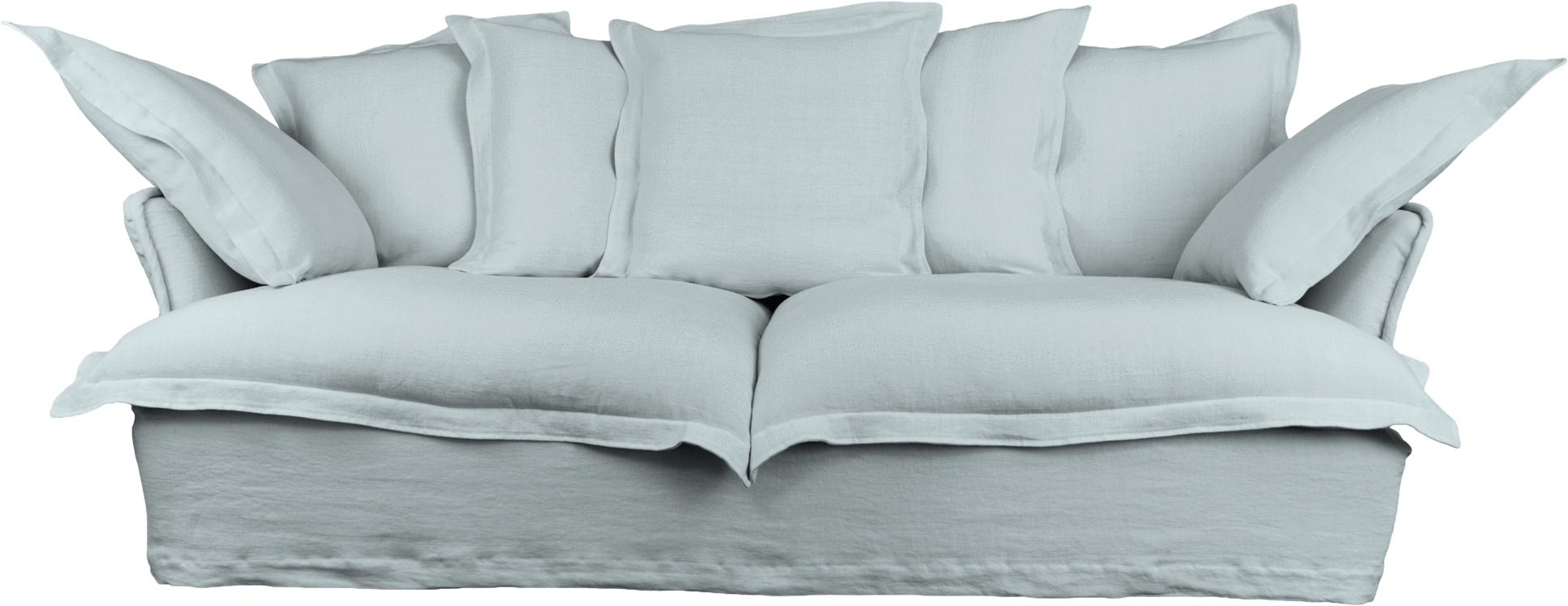 Linen/cotton Sofa Spare Cover - Couch (2048x1365), Png Download