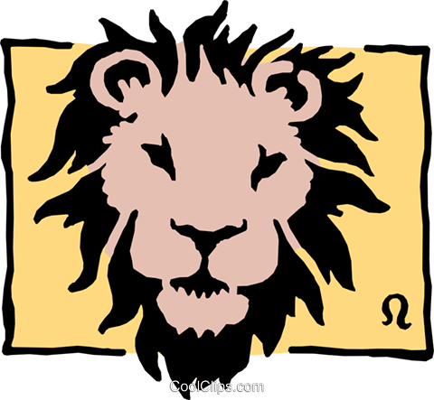 Sign Of The Zodiac - Birth Signs Zodiac Leo Guitar Pick Leather / Silver (480x443), Png Download