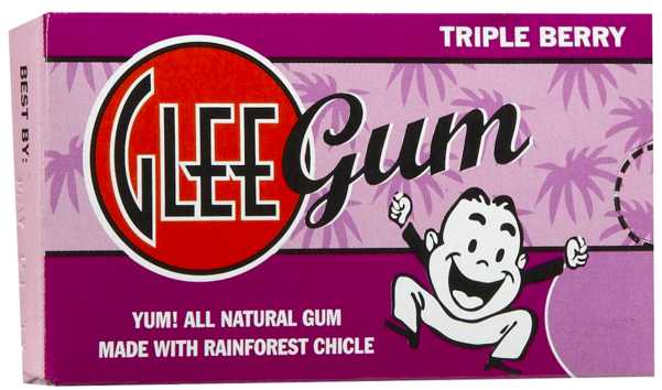 Glee Gum Triple Berry Chewing Gum (600x600), Png Download