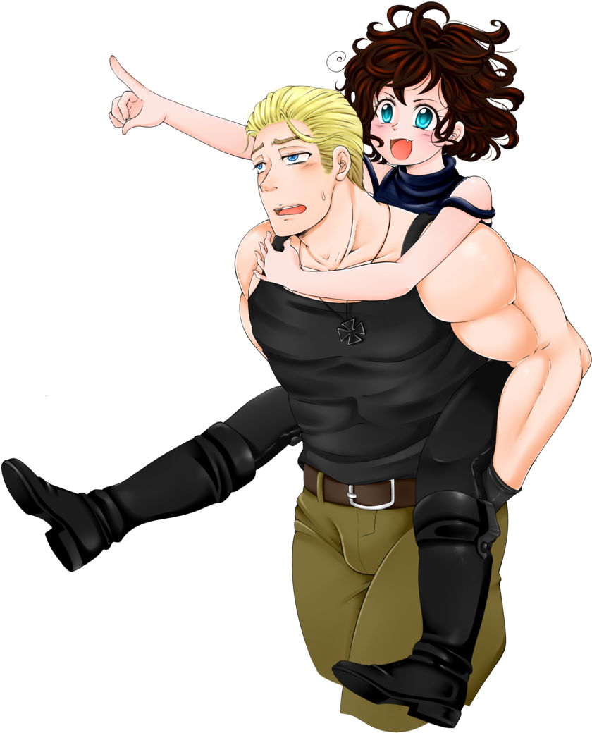 Auf Gehts, Huckepack By Mino The - .com (1024x1175), Png Download