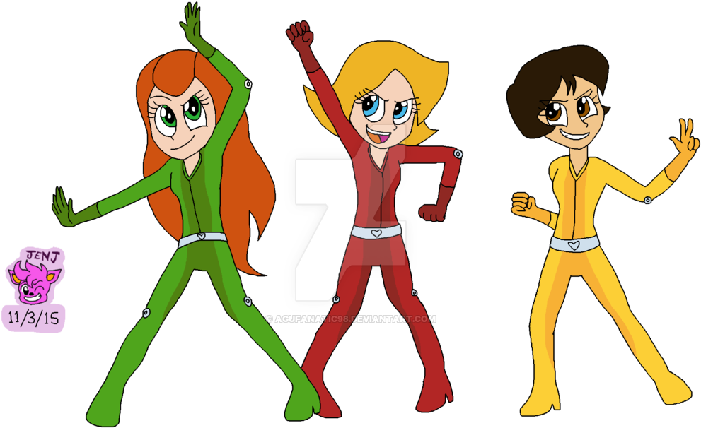 Totally Spies By Agufanatic98 I Still Love Totally - Totally Spies Equestria Girls (1024x655), Png Download