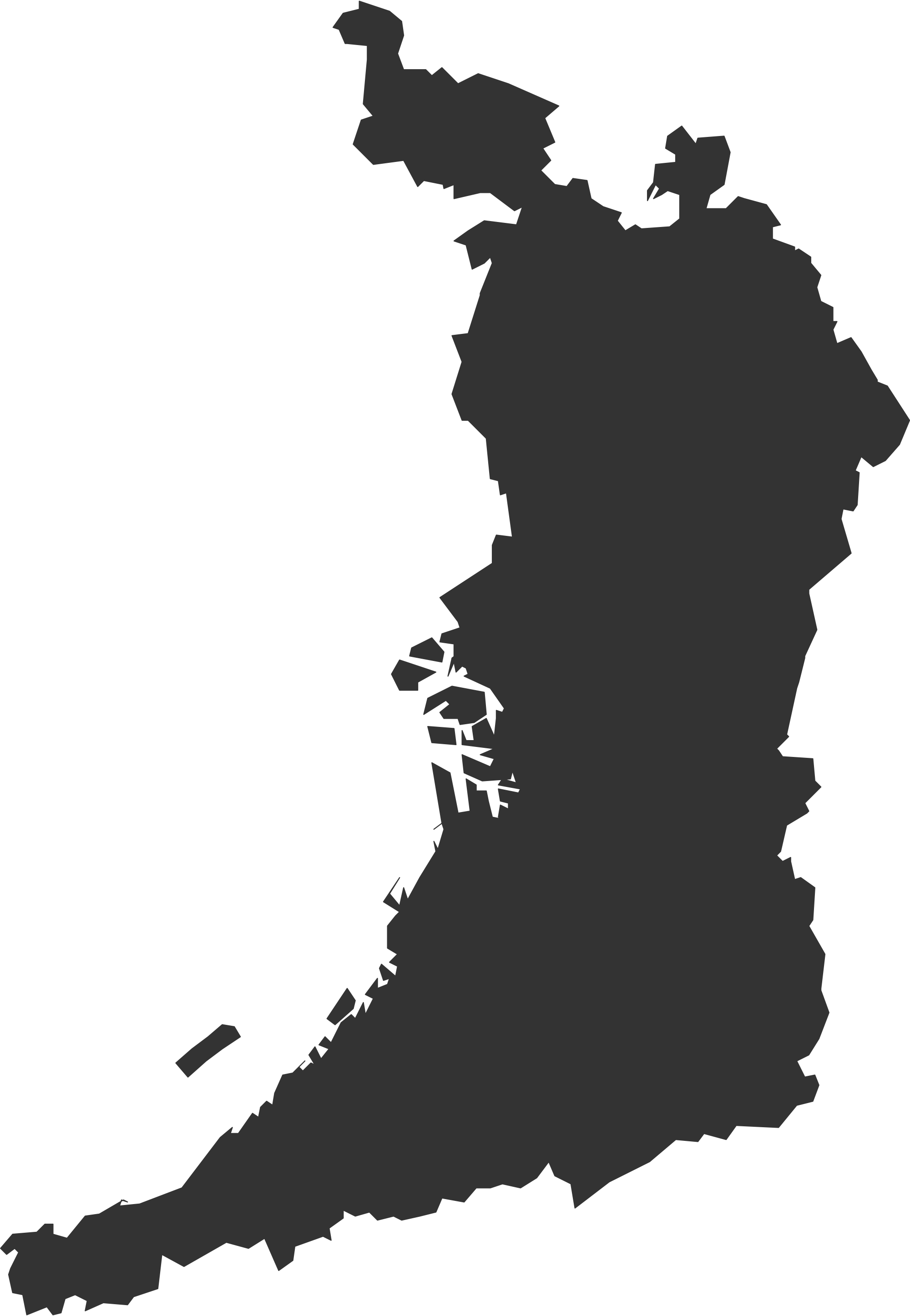 Open - Osaka Map Vector (2000x2893), Png Download