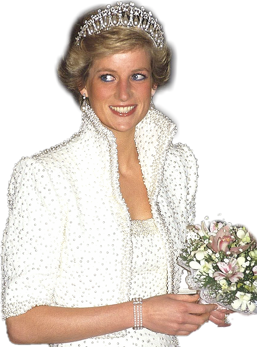 Diana Sticker - Princess Diana 1980s (975x1319), Png Download