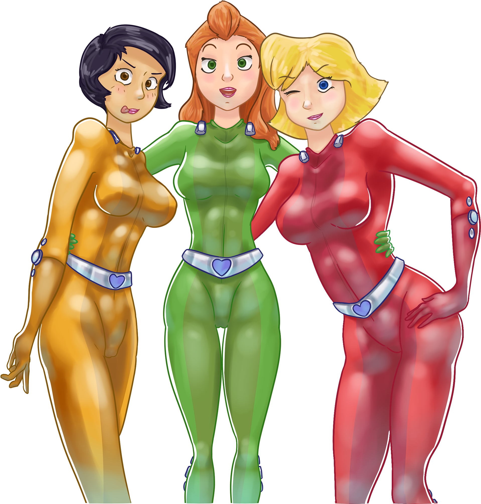 Totally Spies - Comics (2300x2300), Png Download