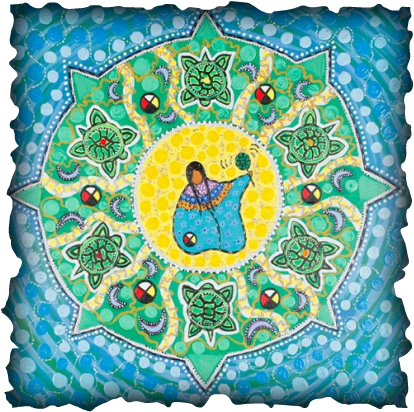 Intuitive Heart Guidance - Motif (414x412), Png Download