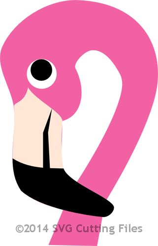 Head Clipart Flamingo - Flamingo Head Clip Art (321x500), Png Download