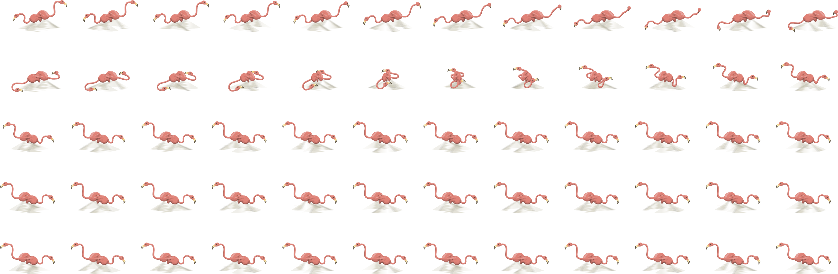 Hoverturn - Greater Flamingo (3480x1245), Png Download