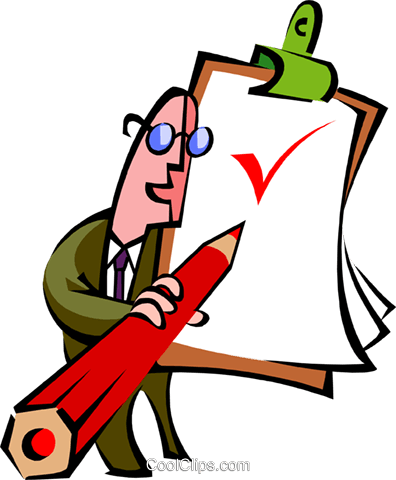 Checklist Royalty Free Vector Clip Art Illustration - 7 Commandments Of Customer Service (396x480), Png Download