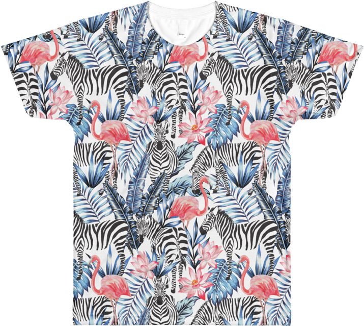Flamingo And Zebra T-shirt - Cumberland Address Book C/land 190x130mm Spiral Flamingo (773x773), Png Download