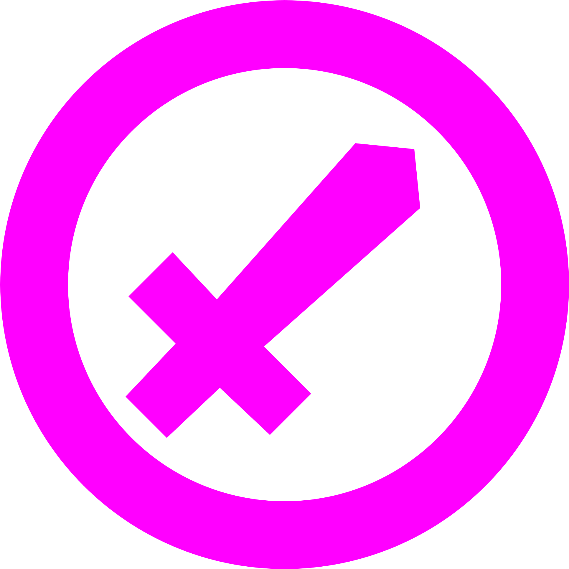 Open - Sword In Circle Icon (2000x2000), Png Download