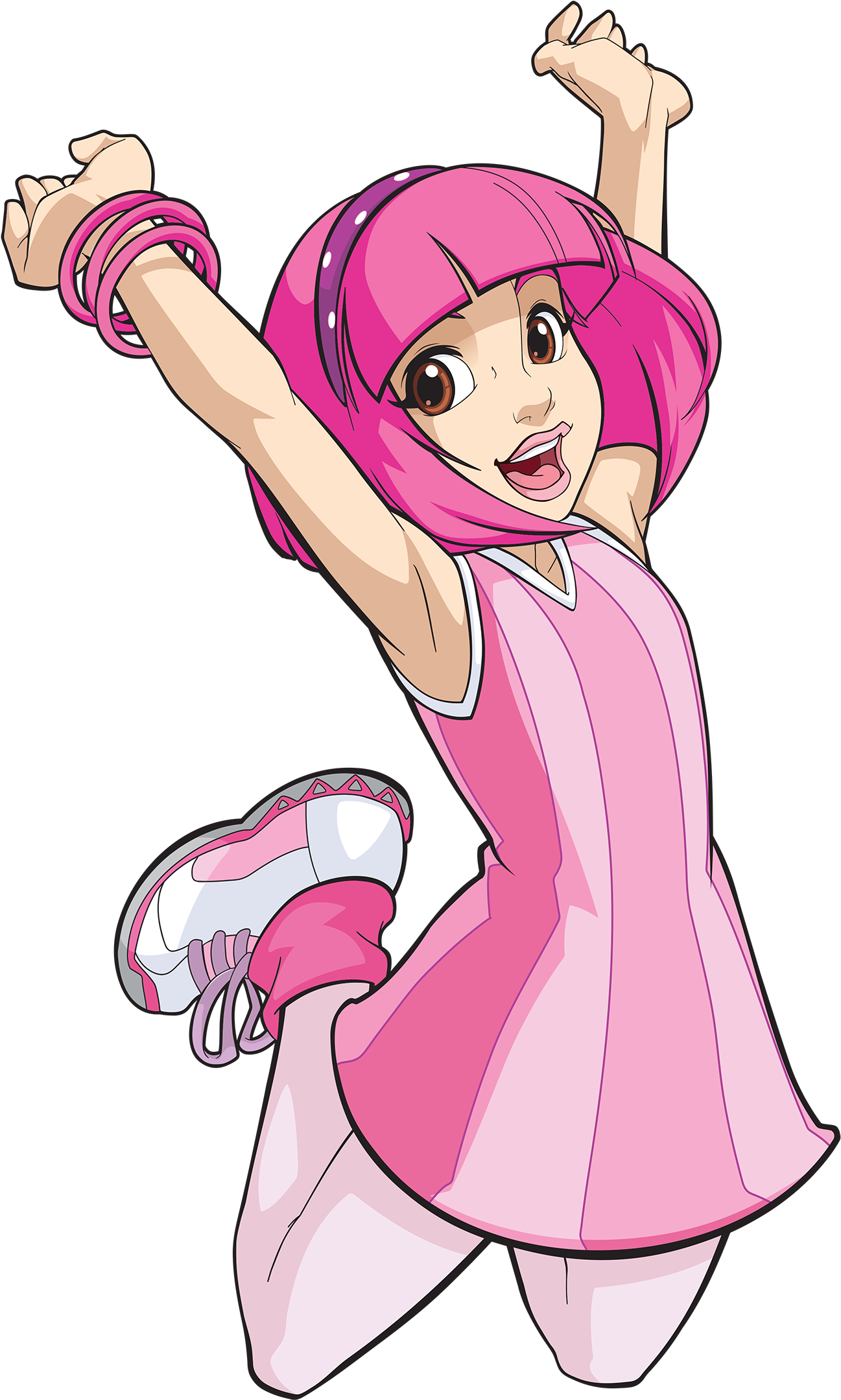 Lazytown Stephanie Illustrated 2 - Lazytown (1350x2200), Png Download