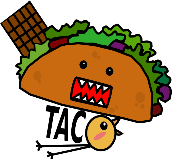 Taco Mae Clip Art - Clip Art Taco (600x557), Png Download