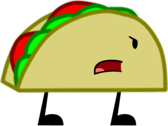 Taco - Clip Art (564x422), Png Download