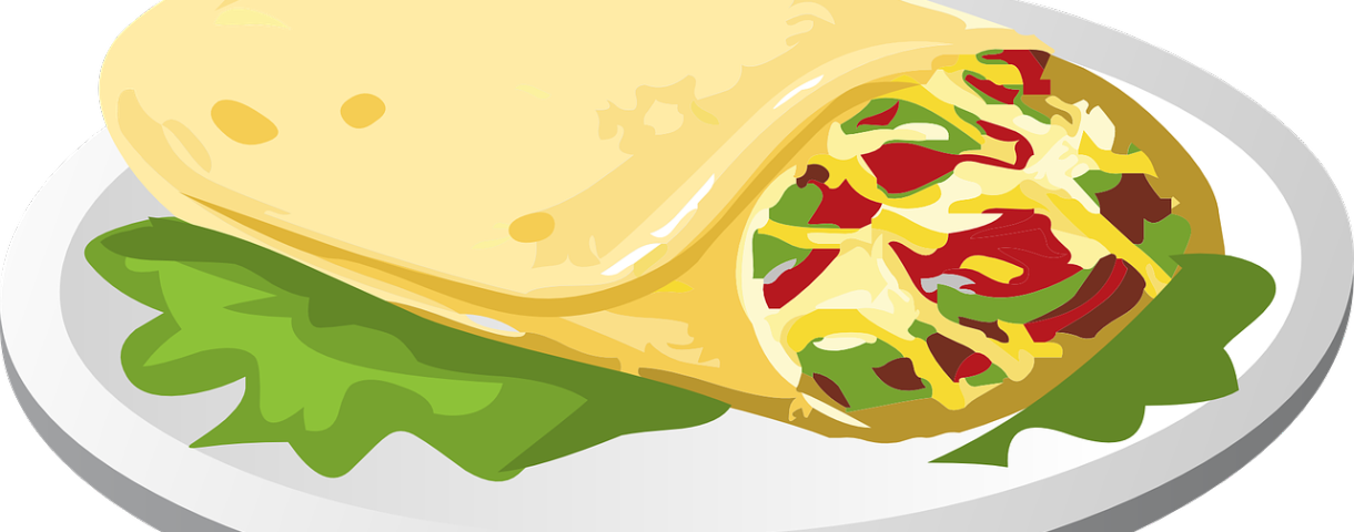 15 Dec 2015 - Burrito (1220x480), Png Download
