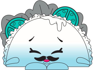 1055 Taco Terrie Rarity Exclusive - Shopkins Season 3 (400x400), Png Download