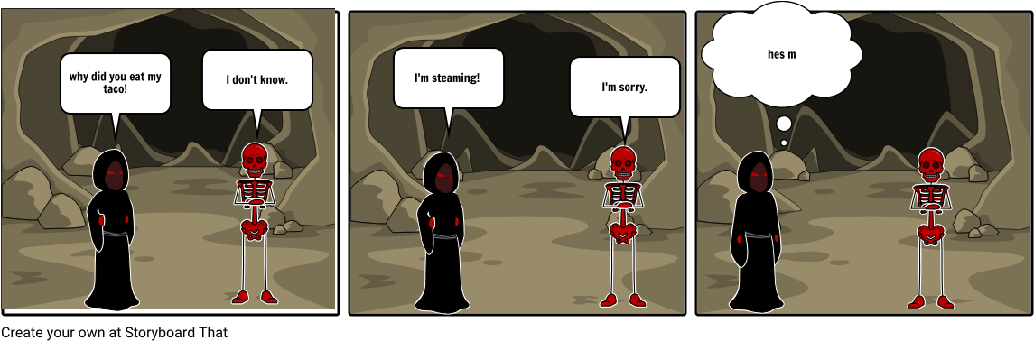 Taco - Cartoon (1164x385), Png Download