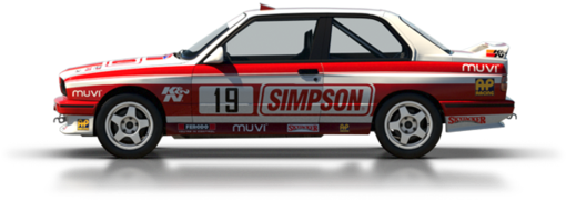 Dirt Rally Bmw E30 M3 Evo Rally - Bmw M3 (640x246), Png Download