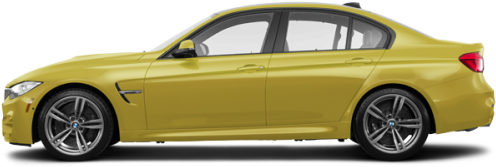 Austin Yellow Metallic Austin Yellow Metallic - Bmw 320i M Sport 2016 Silver (500x256), Png Download