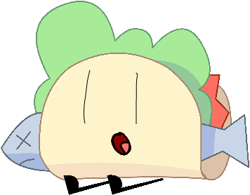 Tacky Taco - Cartoon (550x400), Png Download