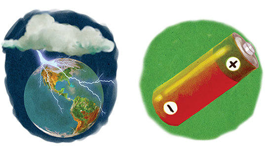 ¿las Nubes Son Fábricas De Rayos - Electric Current (560x300), Png Download