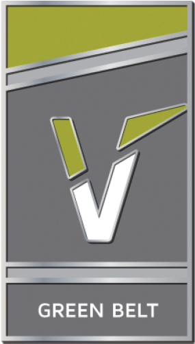 Pin Green Belt (500x500), Png Download