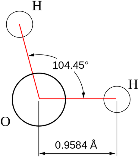 Photo - สูตร โครงสร้าง น้ำ (530x566), Png Download