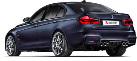 Akrapovic 14-17 Bmw M3 Rear Carbon Fiber Diffuser - Akrapovic M3 Rear Diffuser (600x377), Png Download