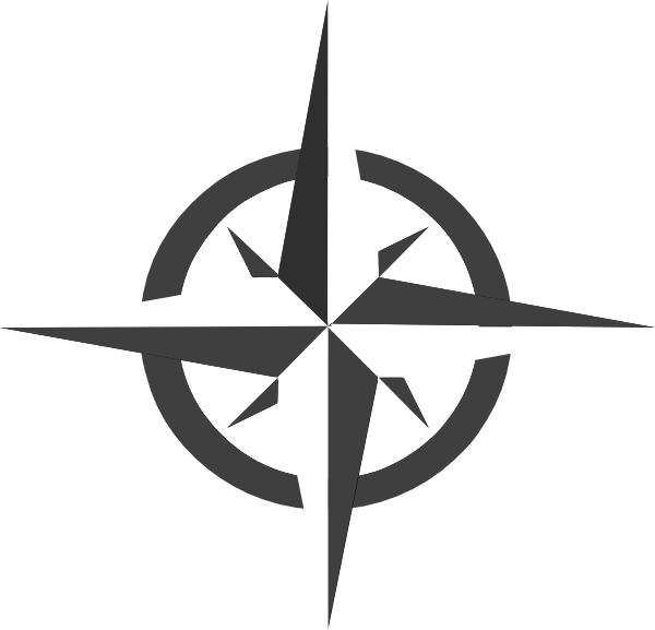 Compass Star - Tile Compass Rose (600x577), Png Download