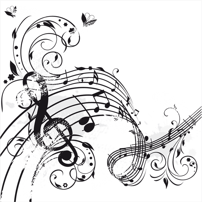 Colección De Gifs ® - Deep Red Cling Stamp 3x3-music Swirl (700x700), Png Download