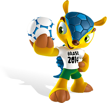 World Cup Mascot Fuleko Will Become A Familiar Sight - Fuleco Mascot (372x358), Png Download