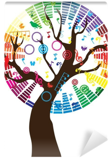 Fotomural Vector Con Las Notas Musicales • Pixers® - Music (400x400), Png Download