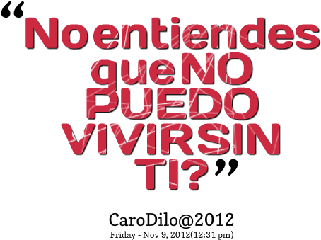 4998 No Entiendes Que No Puedo Vivir Sin - Puedo Vivir Sin Ty (499x400), Png Download