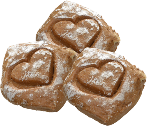 Herzbub-brötchen - Potato Bread (500x429), Png Download