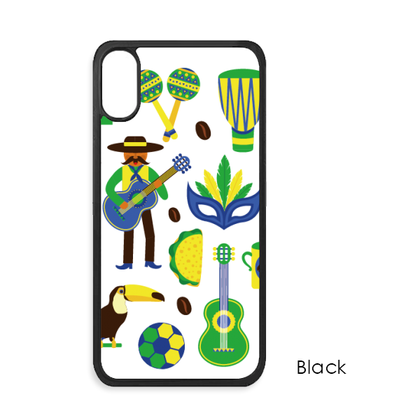 Soccer Parrot Guitar Coffee Brazil - Mobile Phone Case (600x600), Png Download