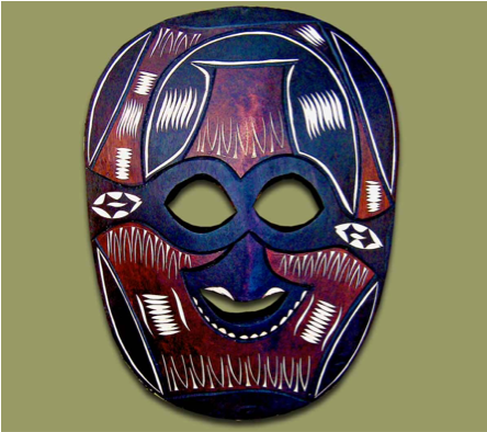 African Mask Makers Have Shown Great Resourcefulness - Mask (443x537), Png Download