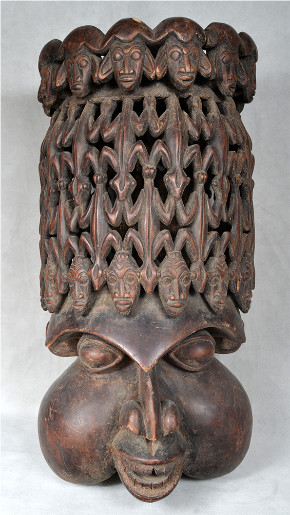 Helmet Mask African - Cameroon (1000x1000), Png Download